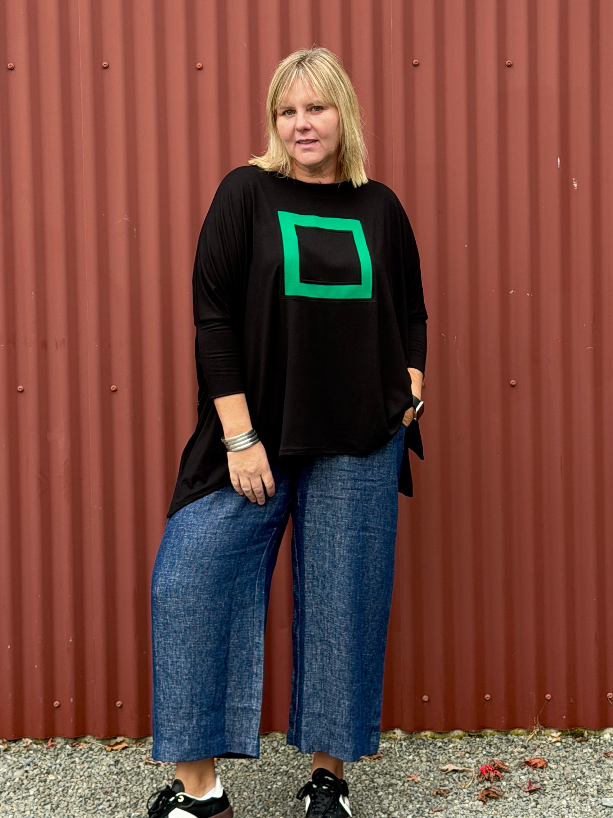 Tasman Tee  - Insert Green Square