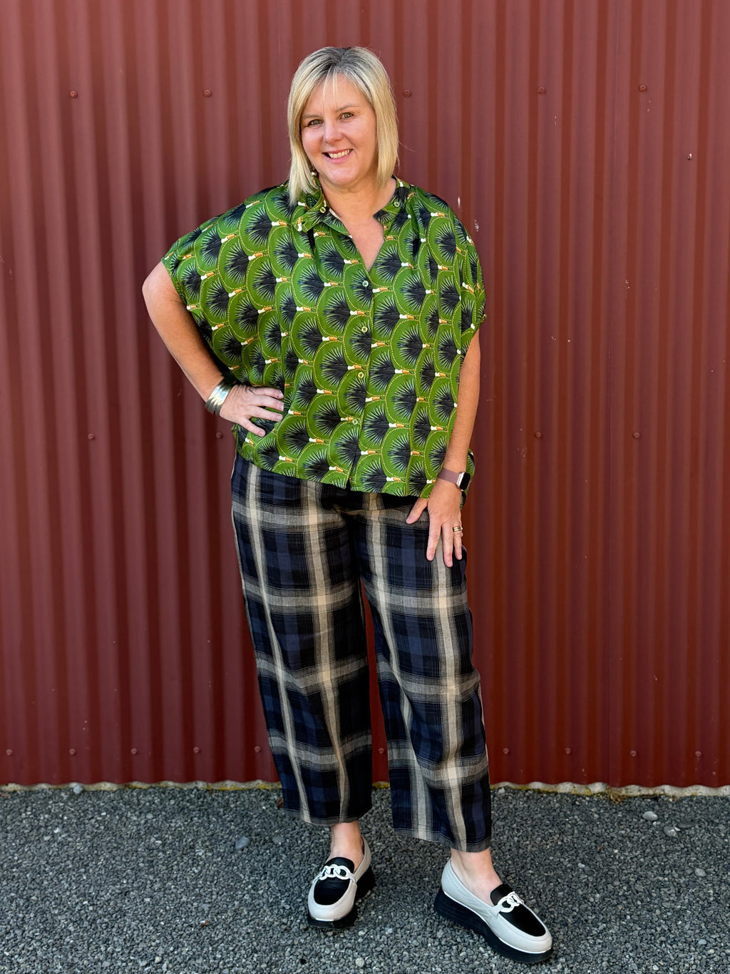Fluid and elegant, this OBI viscose shirt features a vibrant toucan print, Chinese collar and cape-like sleeves. Oversized fit—size down if preferred.