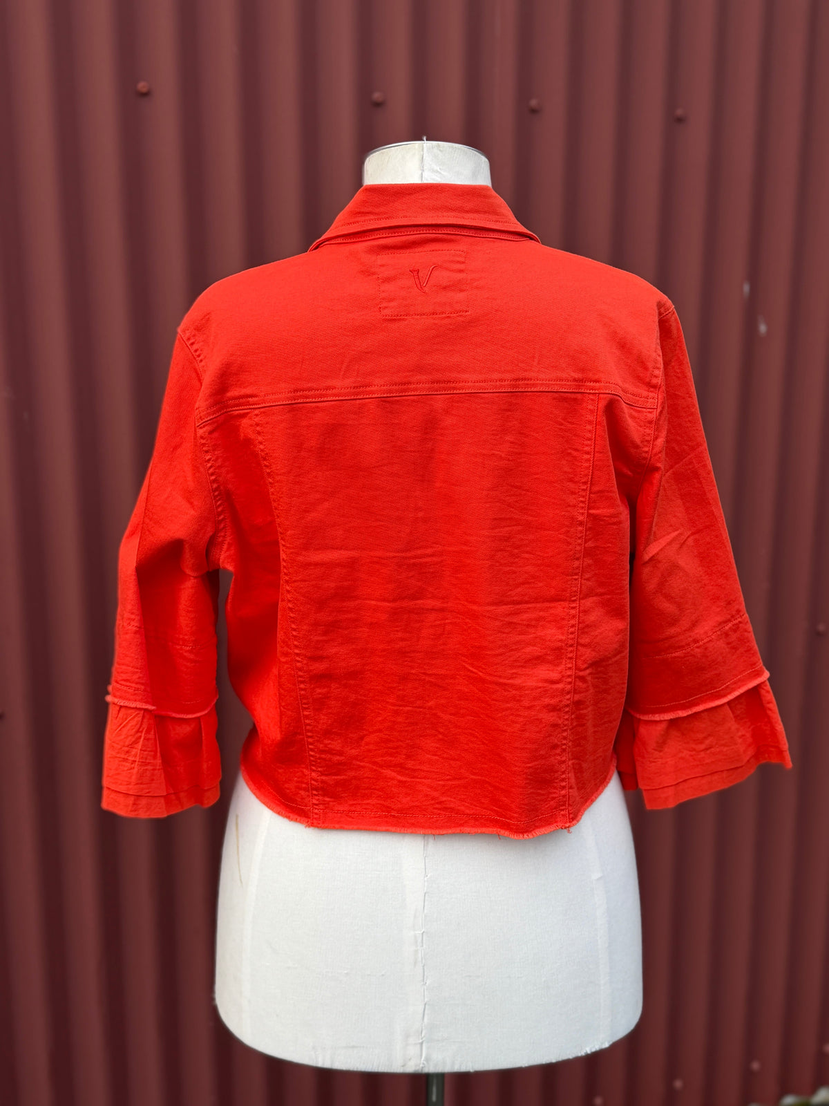 Vassalli Orange Jacket -Size 18