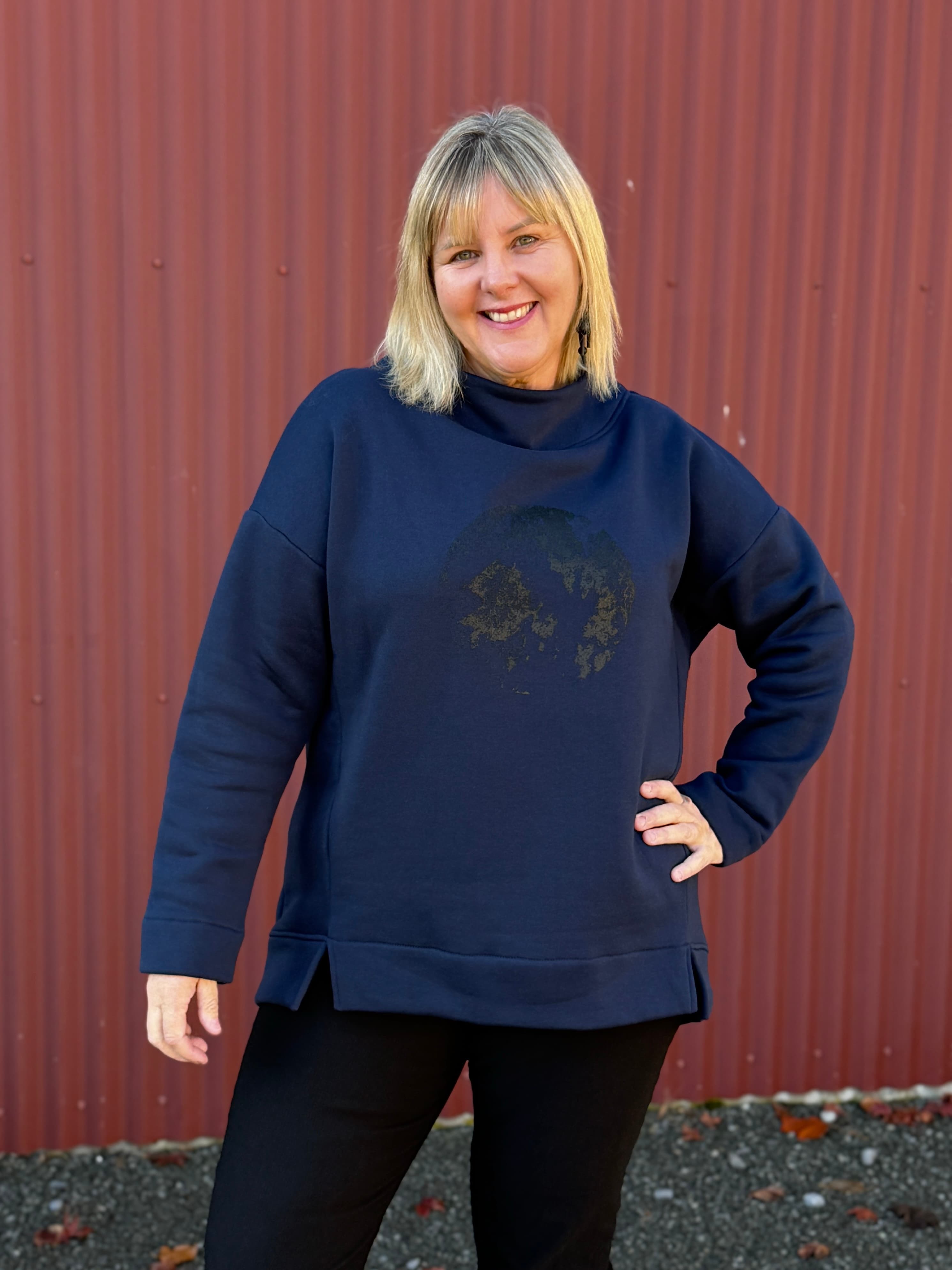 Wrap yourself in comfort with the Woodsoul Sweater, a relaxed-fit essential designed for effortless layering. By Cashews Made in NZ