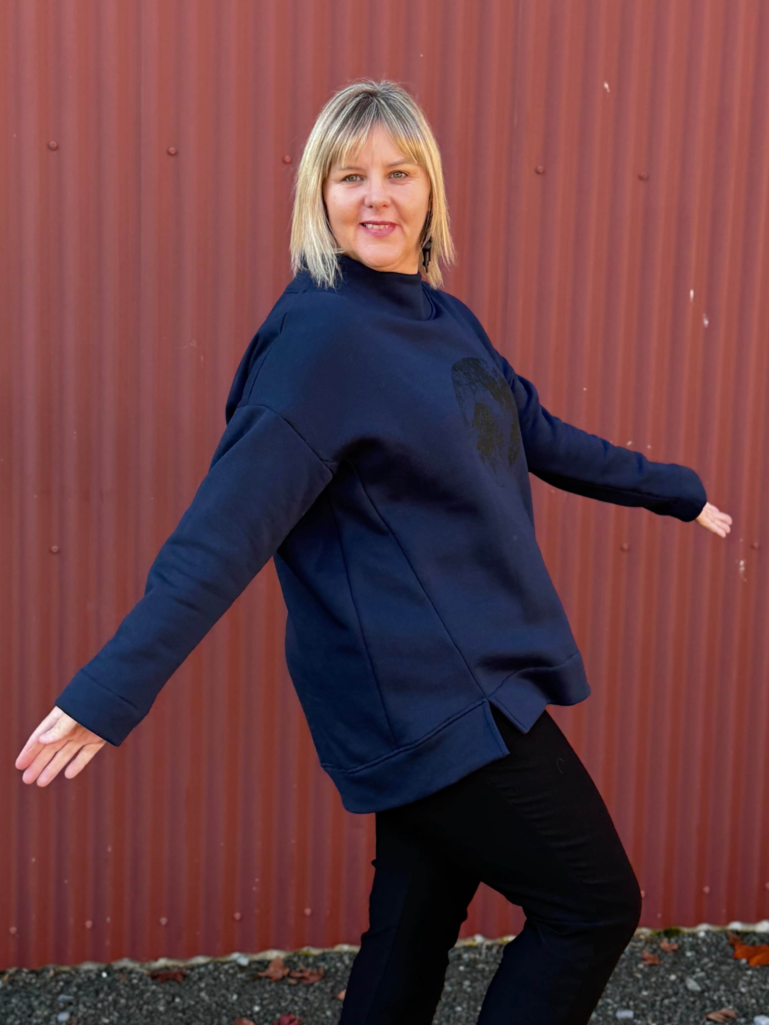 Wrap yourself in comfort with the Woodsoul Sweater, a relaxed-fit essential designed for effortless layering. By Cashews Made in NZ