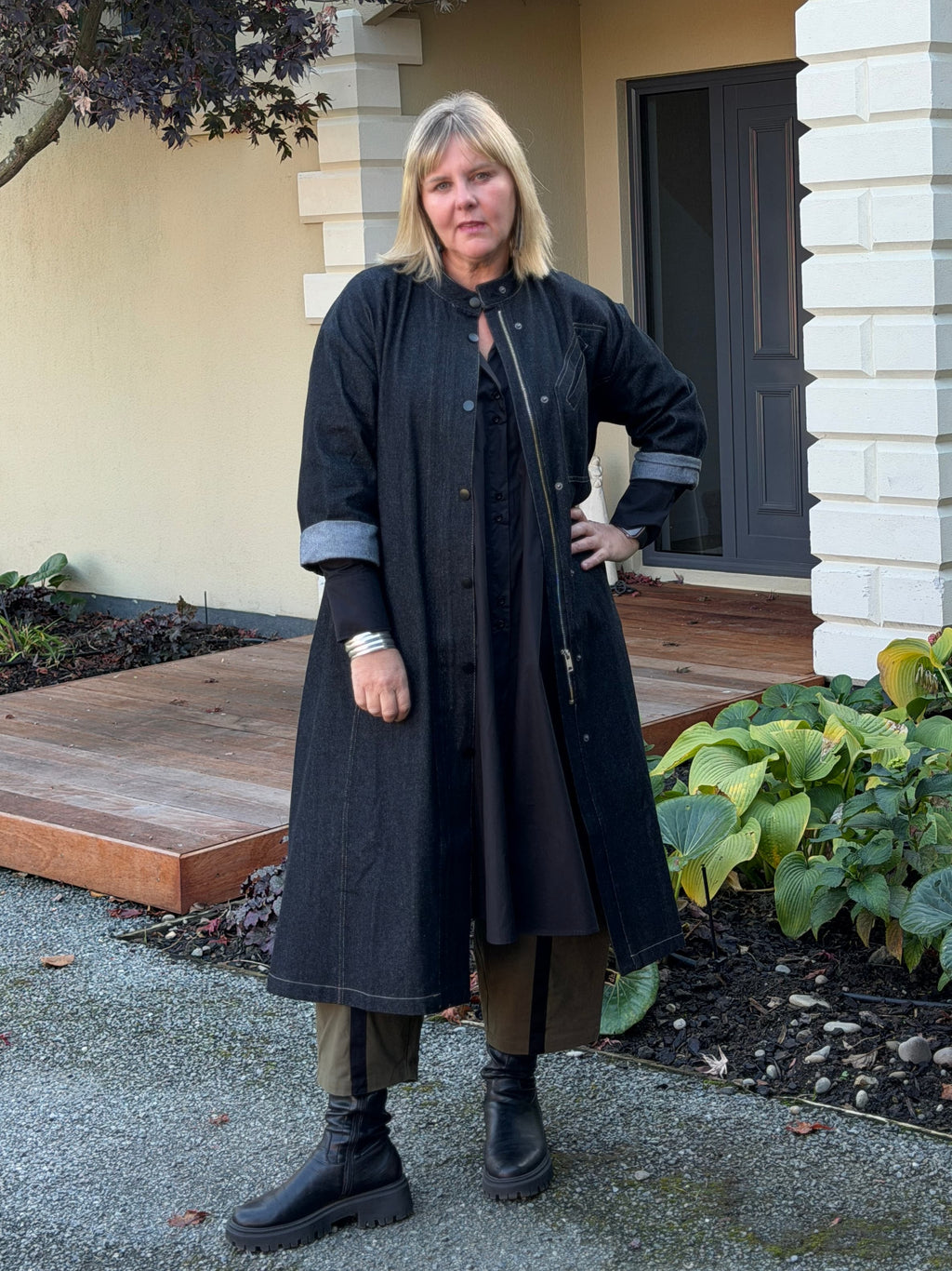 Workshop Coat -Noir Denim